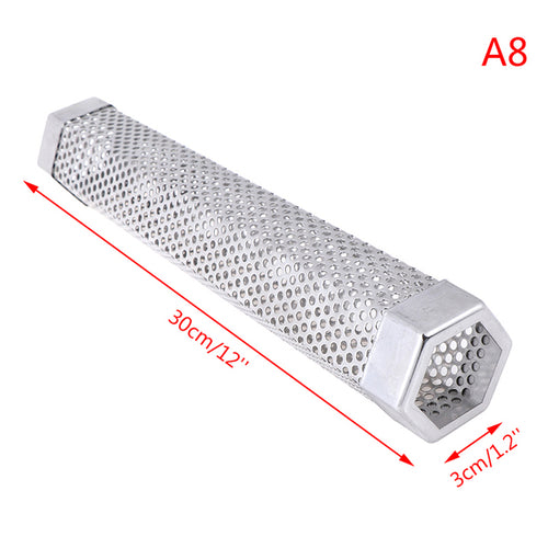 Load image into Gallery viewer, BBQ Stainless Steel  Perforated Mesh Smoker Tube
