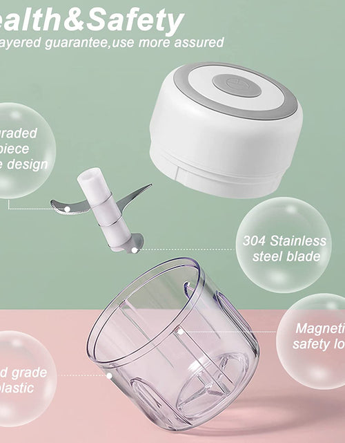 Load image into Gallery viewer, Mini Electric Garlic Chopper
