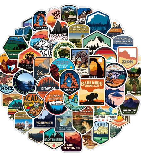 Waterproof Cartoon Anime Stickers