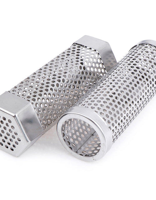 Load image into Gallery viewer, BBQ Stainless Steel  Perforated Mesh Smoker Tube
