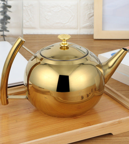 Stainless Steel Side Teapot