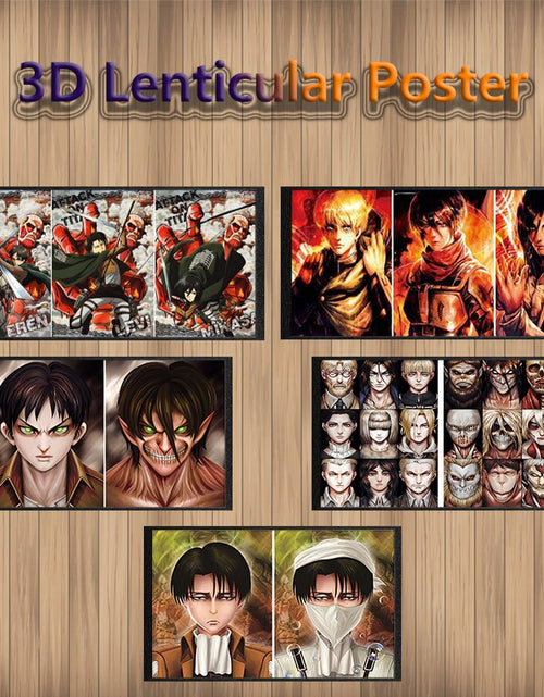 Load image into Gallery viewer, 3D Anime Motion Lenticular Print Posters
