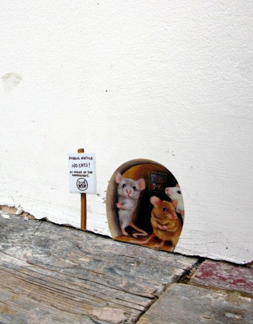 Load image into Gallery viewer, Funny Mouse Hole Wall Stickers
