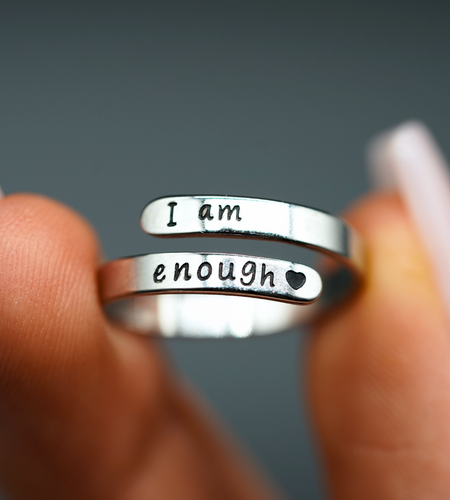 I Am Enough Ring