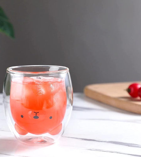 Double-layer Glass Mug