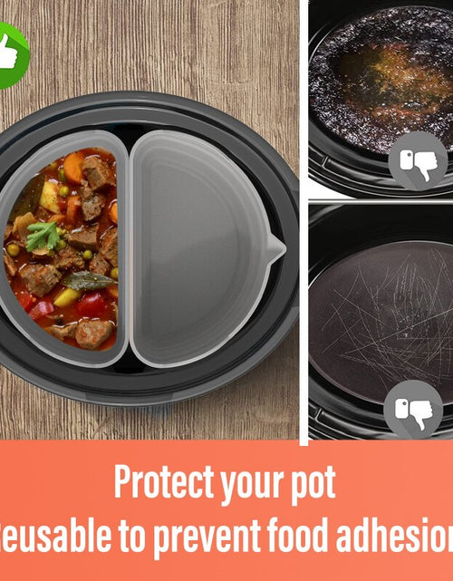 Load image into Gallery viewer, Silicone Slow Cooker Reusable Divider
