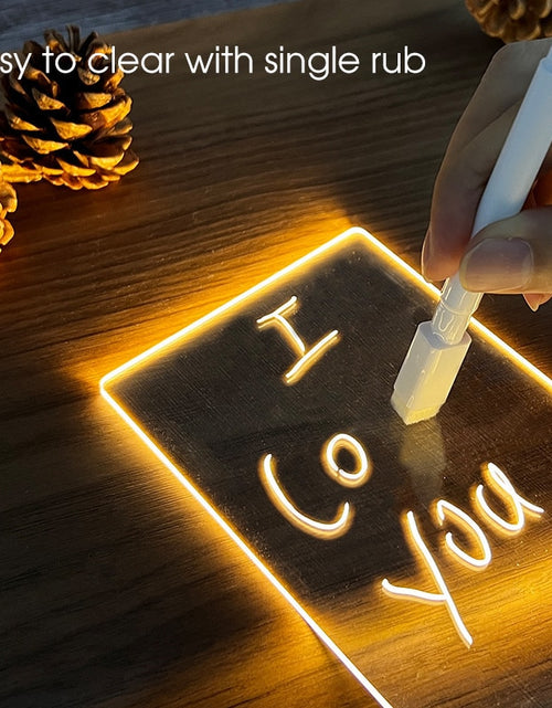Load image into Gallery viewer, LED Note Board Acrylic Light
