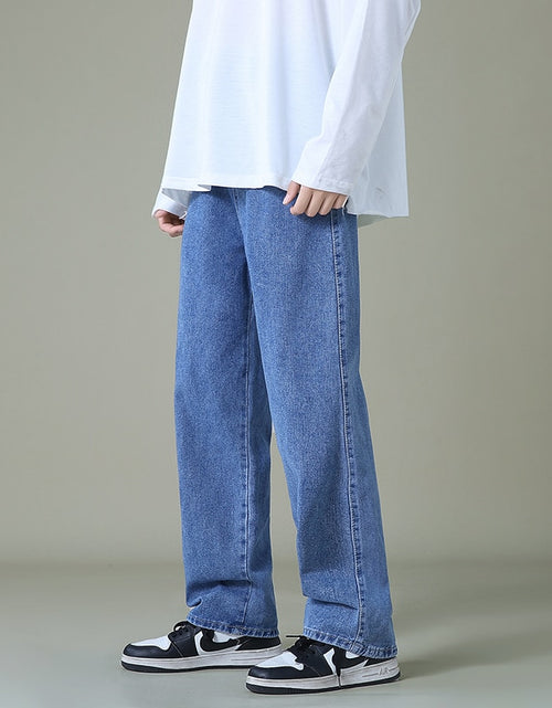 Load image into Gallery viewer, Men&#39;s Denim Wide-leg Pants
