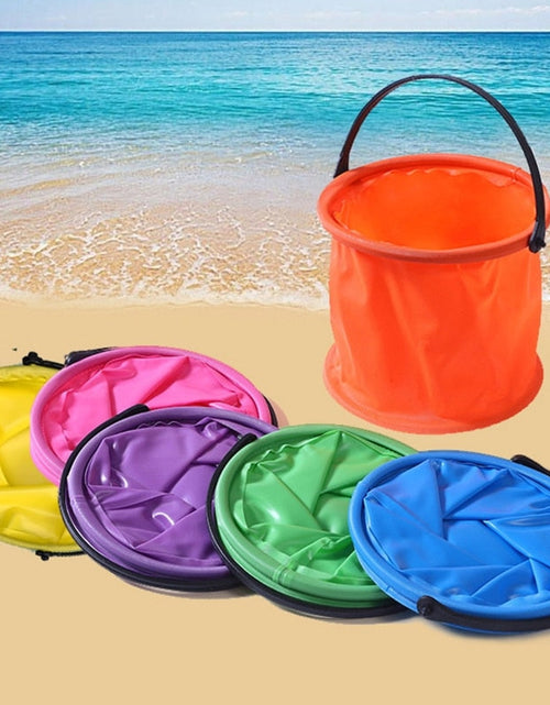 Load image into Gallery viewer, Foldable Beach Bucket
