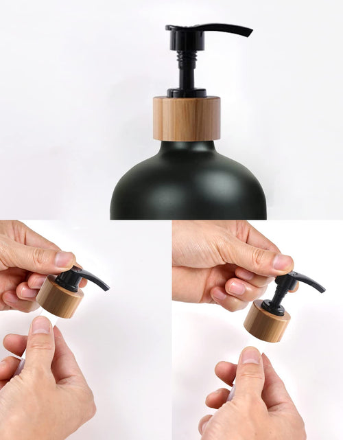 Load image into Gallery viewer, Dish Soap Bottle with Bamboo Pump
