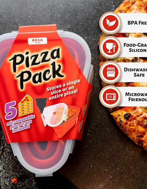 Load image into Gallery viewer, Foldable Pizza Pack Container
