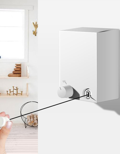 Load image into Gallery viewer, Punch-Free Retractable Clothesline
