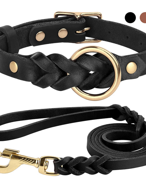 Load image into Gallery viewer, Dog Collar and Leash Set
