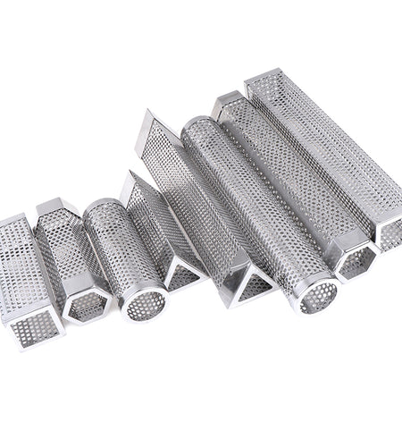 BBQ Stainless Steel  Perforated Mesh Smoker Tube