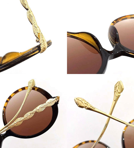 Vintage Round Frame Sunglasses