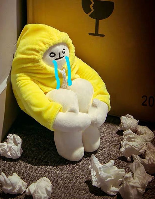 Load image into Gallery viewer, Soft Stuffed Banana Doll
