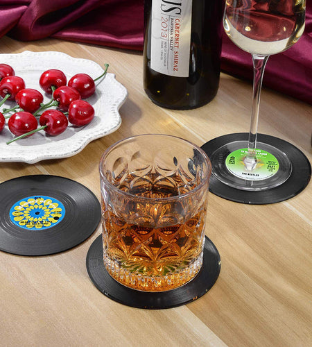 Vinyl Record Player Coasters