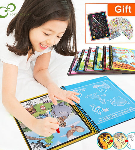 Magic Water Drawing Coloring  Book