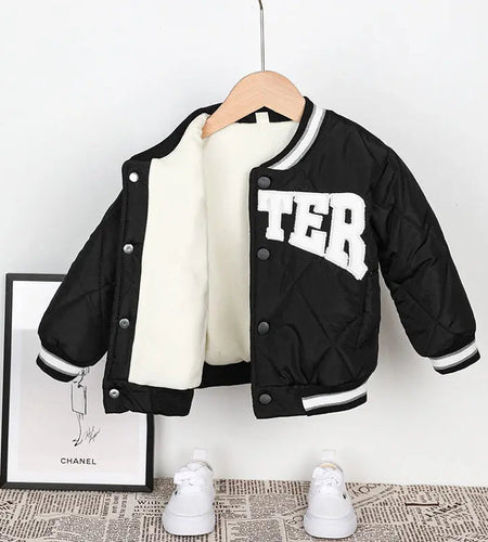 Kinder Baseball "BETTER" Bomber Jacket