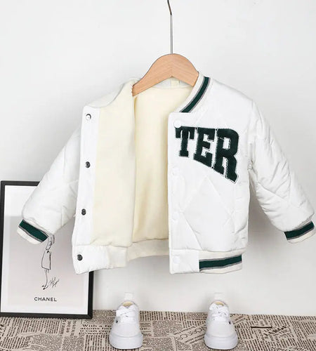 Kinder Baseball "BETTER" Bomber Jacket