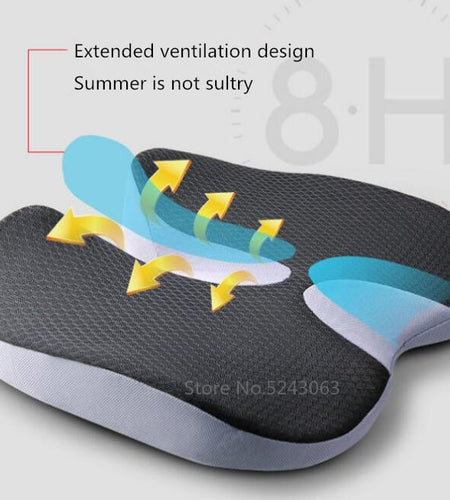 Non-Slip Orthopedic Memory Foam Cushion