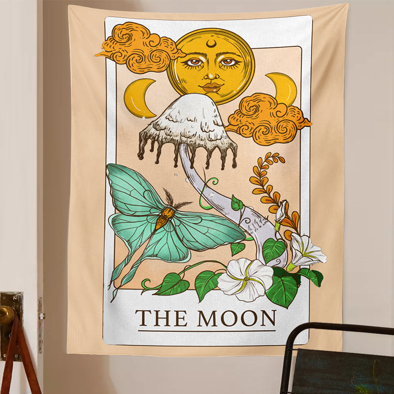 Tarot Mushroom Wall Hanging Tapestry