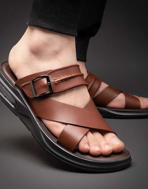 Load image into Gallery viewer, Non-slip Men&#39;s Italian Sandals
