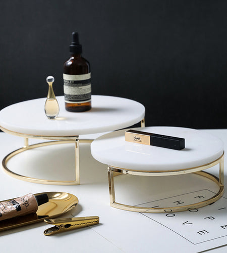 Natural Marble Cake Tray