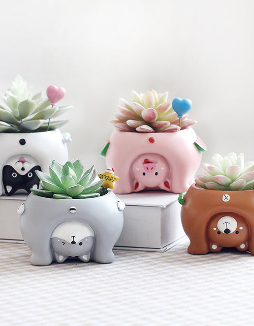 Load image into Gallery viewer, Cartoon Animal Flower Pots
