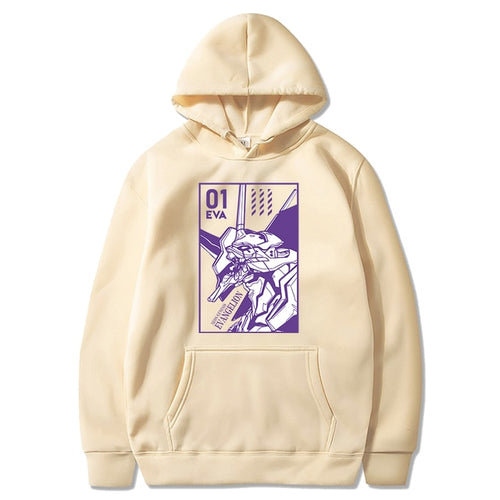 Load image into Gallery viewer, Anime EVA Men&#39;s Long Sleeve Hoodies
