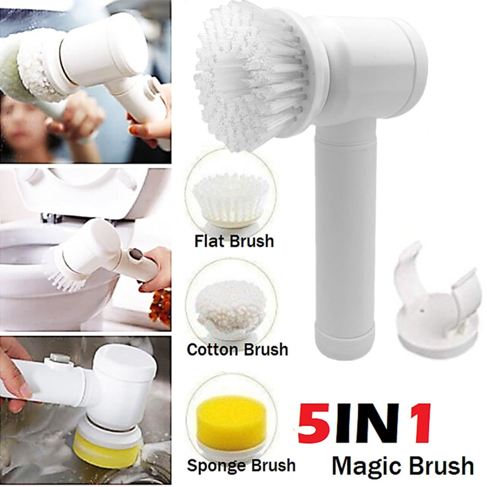 PowerBrush™ - 3 Interchangeable Brush Heads