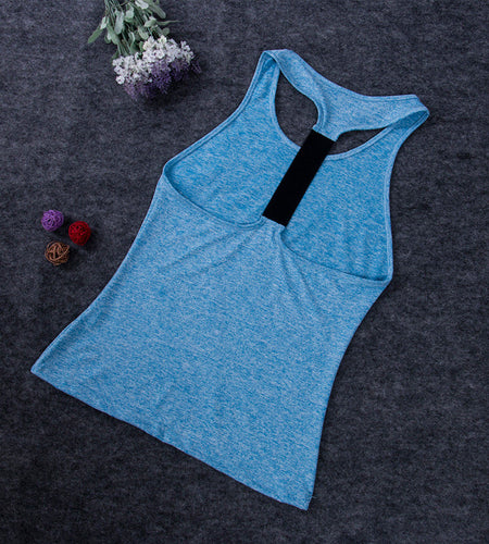 Casual Sleeveless Women  Yoga Shirts