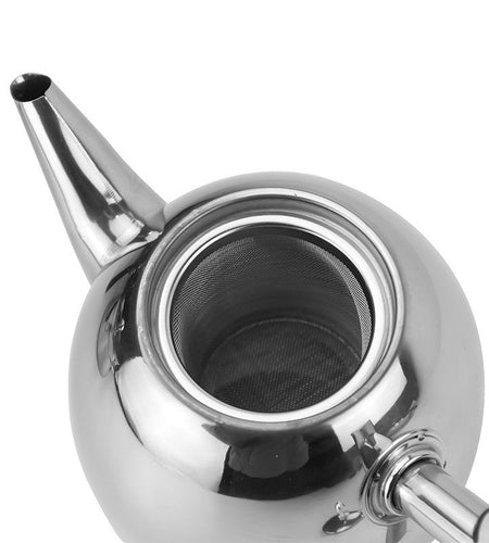 Stainless Steel Teapot With Strainer