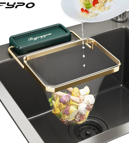 Foldable Sink Strainer Mesh Bag Stand