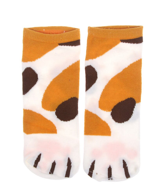 Load image into Gallery viewer, Cartoon Cute Cats Paw Socks
