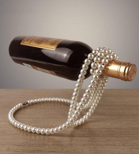 Pearl Necklace Wine Rack