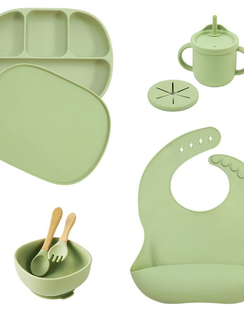 Load image into Gallery viewer, 5Pcs/Set Silicone Children Tableware
