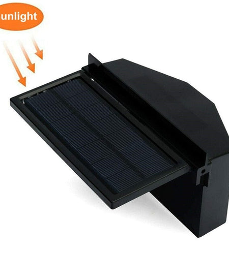 Solar-Powered Car Exhaust Fan