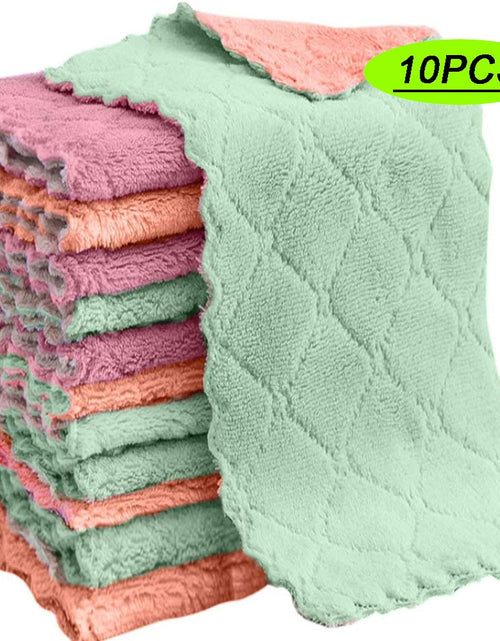 Load image into Gallery viewer, 10Pcs Microfiber Absorbent Towel
