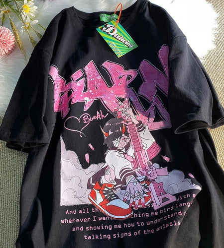 Japan JK Girl Anime Graphic T Shirts