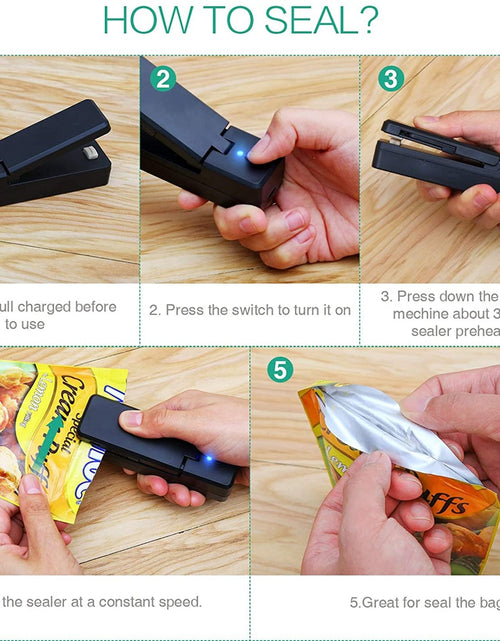 Load image into Gallery viewer, Rechargeable Portable Mini Bag Sealer
