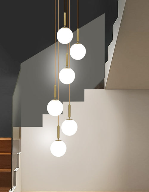 Load image into Gallery viewer, Modern LED Glass Ball Chandelier Lights
