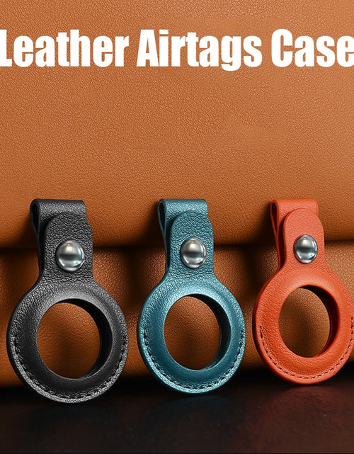 Load image into Gallery viewer, Leather Key Ring Tracker
