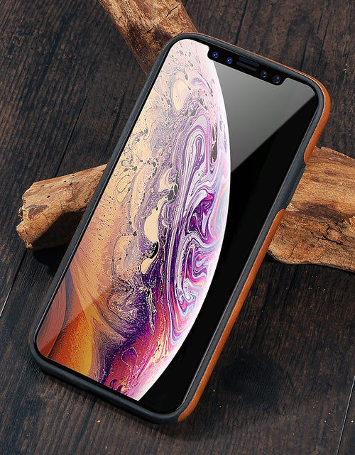 Load image into Gallery viewer, Solid Color PU Leather Phone Case For iPhones
