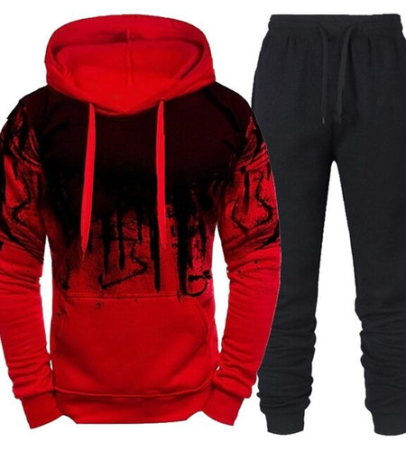 Tracksuit Hoodie and Pants Set