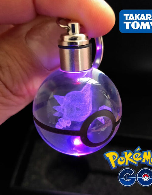 Load image into Gallery viewer, Anime LED Crystal Keychain
