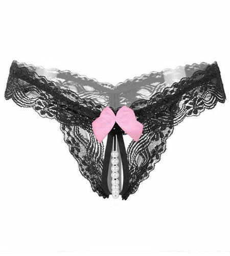 Pearl Crotchless Panties