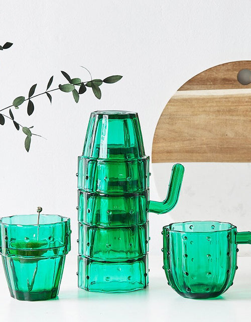 Load image into Gallery viewer, Nordic Cactus Stackable Glass Set
