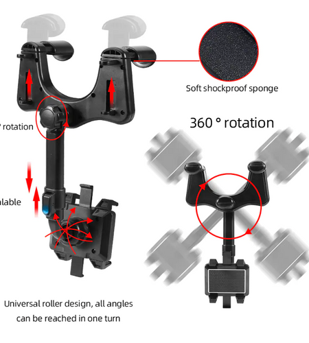 Rotatable Smart Phone Car Holder
