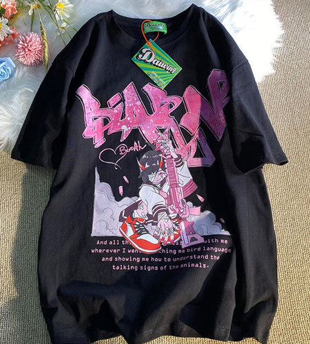 Japan JK Girl Anime Graphic T Shirts